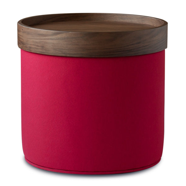 SohoConcept Celine 18" Wide Pouf B With Tray | Wayfair